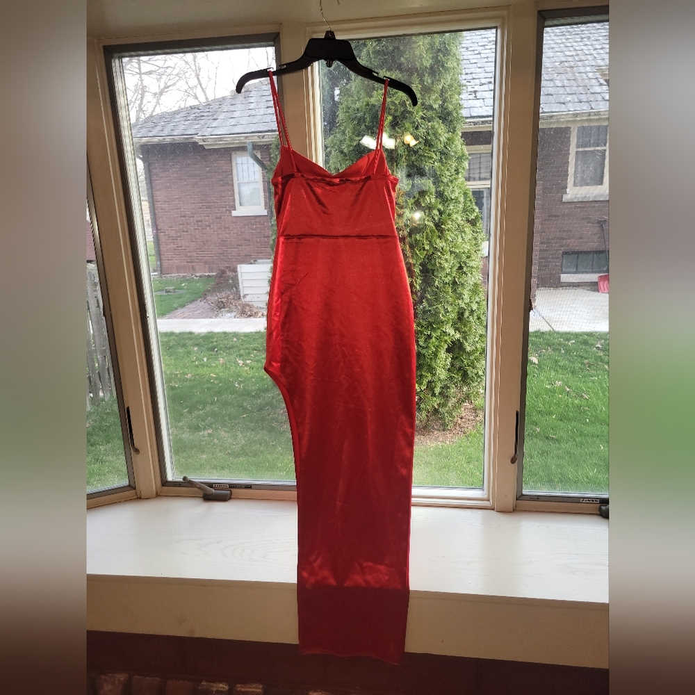 Red prom or bridesmaid dress